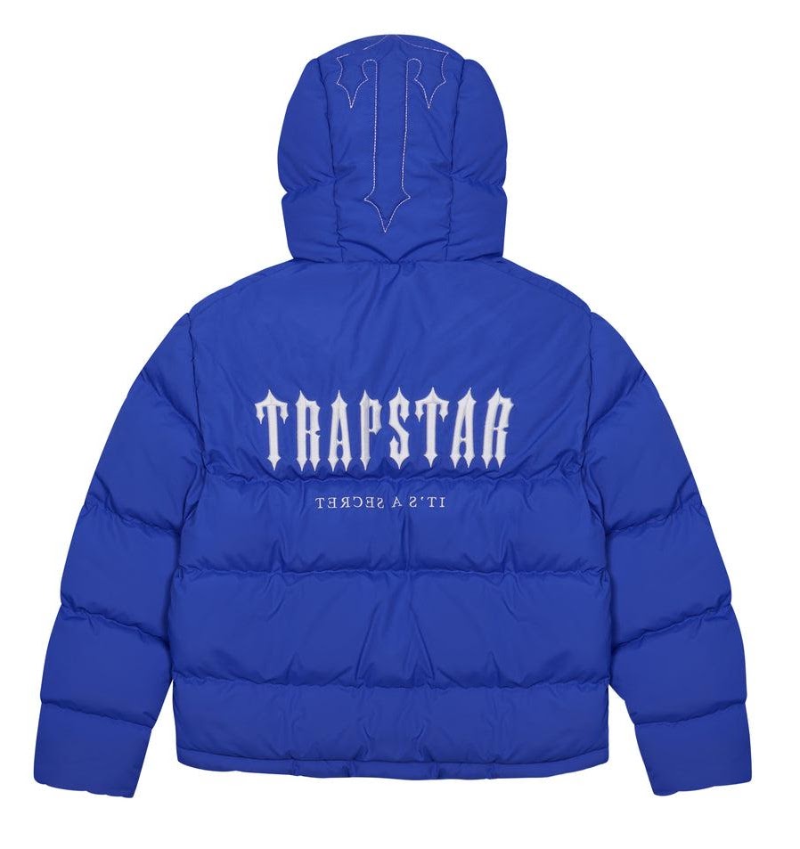 Trapstar Decoded Hooded Puffer 2.0 - Dazzling Blue